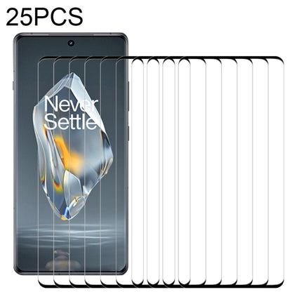 25pcs 9H HD 3D Curved Edge Tempered Glass Film