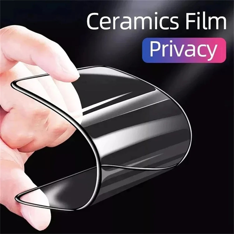 Full Coverage Frosted Privacy Ceramic Film, For iPhone 17e / 16e / 14 / 13 Pro / 13, For iPhone 17 Pro Max, For iPhone 17 Pro, For iPhone 17, For iPhone Air, For iPhone 16 Pro Max, For iPhone 16 Pro, For iPhone 16 Plus, For iPhone 16                   ...