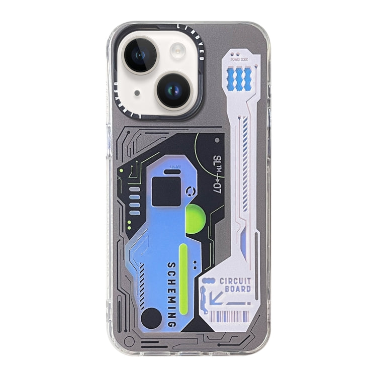 Mecha Circuit Board Pattern Phone Case, For iPhone 15 Pro Max, For iPhone 15 Pro, For iPhone 15, For iPhone 14, For iPhone 14 Pro, For iPhone 14 Pro Max, For iPhone 13 Pro Max, For iPhone 13 Pro, For iPhone 13, For iPhone 12, For iPhone 12 Pro Max�����...