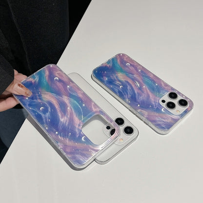 Dual-Layer Gradient Dream Starry Acrylic Hybrid TPU Phone Case