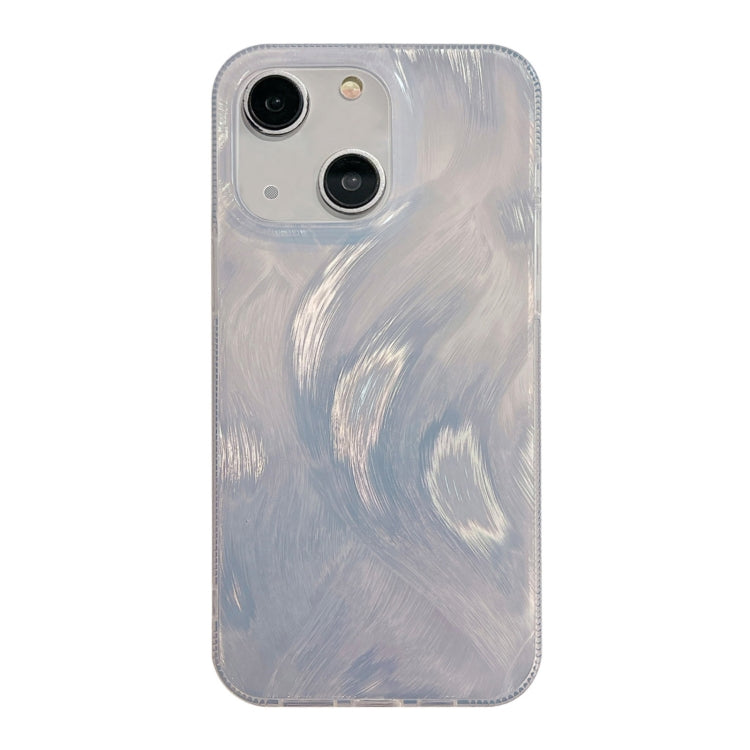 Hot Silver Stamp Gradient Feather Acrylic Hybrid TPU Phone Case