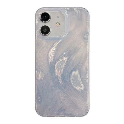 Hot Silver Stamp Gradient Feather Acrylic Hybrid TPU Phone Case