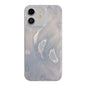 Hot Silver Stamp Gradient Feather Acrylic Hybrid TPU Phone Case