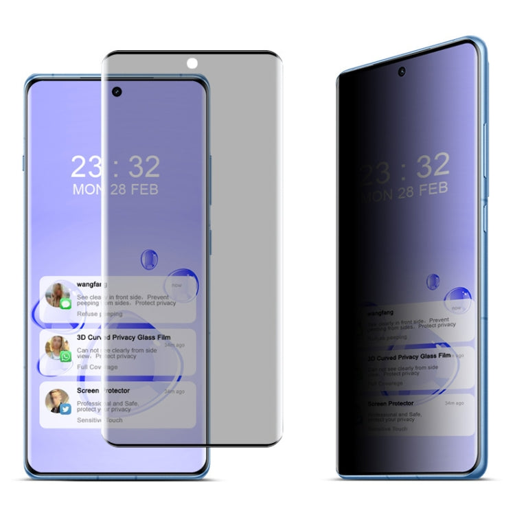 imak No Edge Version 3D Curved Privacy Full Screen Tempered Glass Film, For OnePlus Ace 3 5G, For OnePlus 12 5G