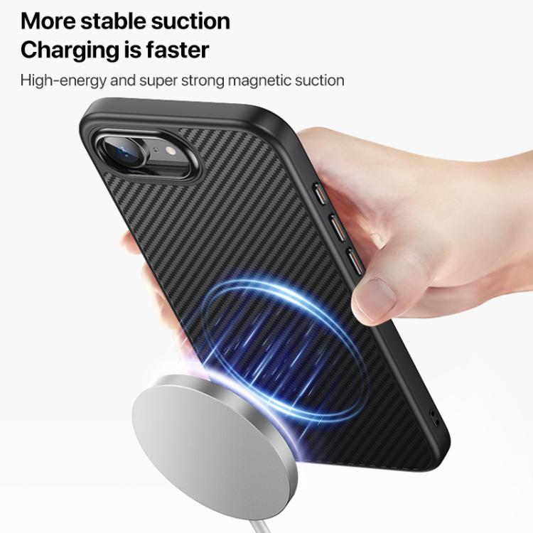 Kevlar Fiber Texture Shockproof Magnetic Phone Case, For iPhone 17e / 16e, For iPhone 17 Pro Max, For iPhone 17 Pro, For iPhone 17, For iPhone Air, For iPhone 16 Pro Max, For iPhone 16 Pro, For iPhone 16 Plus, For iPhone 16, For iPhone 15 Pro Max      ...