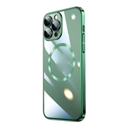 Magsafe Magnetic Electroplated PC Phone Case, For iPhone 15 Pro Max, For iPhone 15 Pro, For iPhone 15 Plus, For iPhone 15