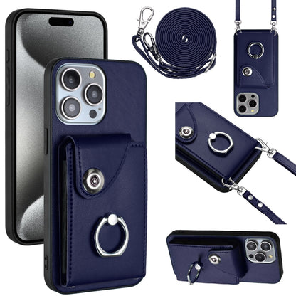 Organ Card Bag Ring Holder Phone Case with Long Lanyard, For iPhone 14 Pro Max, For iPhone SE 2022 / 2020 / 8 / 7, For iPhone 13 Pro Max, For iPhone 13 Pro