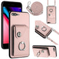Organ Card Bag Ring Holder Phone Case with Long Lanyard, For iPhone 8 Plus / 7 Plus
