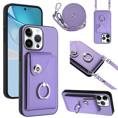 Organ Card Bag Ring Holder Phone Case with Long Lanyard, For iPhone Air, For iPhone 16 Pro Max, For iPhone 16 Pro, For iPhone 16 Plus