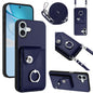 Organ Card Bag Ring Holder Phone Case with Long Lanyard, For iPhone Air, For iPhone 16 Pro Max, For iPhone 16 Pro, For iPhone 16 Plus