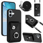 Organ Card Bag Ring Holder Phone Case with Long Lanyard, For iPhone Air, For iPhone 16 Pro Max, For iPhone 16 Pro, For iPhone 16 Plus