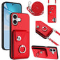 Organ Card Bag Ring Holder Phone Case with Long Lanyard, For iPhone 17e / 16e, For iPhone 17 Pro Max, For iPhone 17 Pro, For iPhone 17