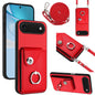 Organ Card Bag Ring Holder Phone Case with Long Lanyard, For iPhone Air, For iPhone 16 Pro Max, For iPhone 16 Pro, For iPhone 16 Plus