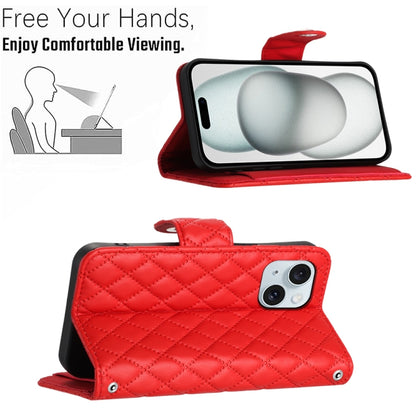 Rhombic Texture Flip Leather Phone Case with Lanyard, For iPhone 13, For iPhone 12 / 12 Pro, For iPhone 12 Pro Max, For iPhone 11 Pro Max