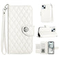 Rhombic Texture Flip Leather Phone Case with Lanyard, For iPhone 13, For iPhone 12 / 12 Pro, For iPhone 12 Pro Max, For iPhone 11 Pro Max