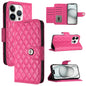 Rhombic Texture Flip Leather Phone Case with Lanyard, For iPhone SE 2024, For iPhone 16 Pro Max, For iPhone 16 Pro, For iPhone 16 Plus