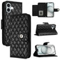 Rhombic Texture Flip Leather Phone Case with Lanyard, For iPhone SE 2024, For iPhone 16 Pro Max, For iPhone 16 Pro, For iPhone 16 Plus