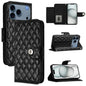 Rhombic Texture Flip Leather Phone Case with Lanyard, For iPhone 17 Pro Max, For iPhone 17 Pro, For iPhone 17, For iPhone Air