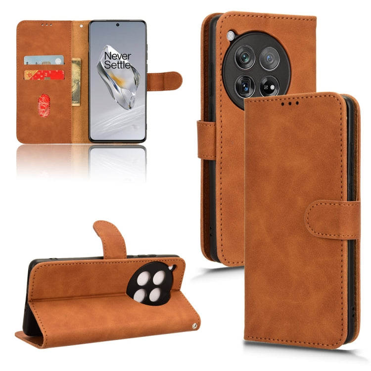 Skin Feel Magnetic Flip Leather Phone Case