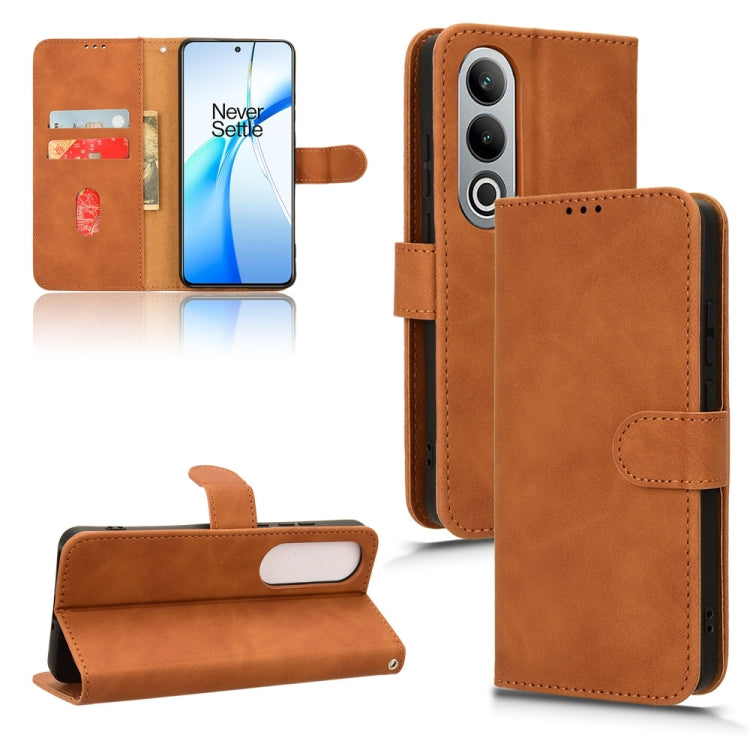 Skin Feel Magnetic Flip Leather Phone Case