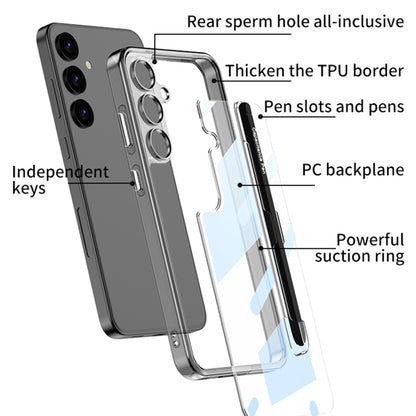 GKK Space Frame Transparent PC + TPU Phone Case with Pen