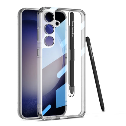 GKK Space Frame Transparent PC + TPU Phone Case with Pen