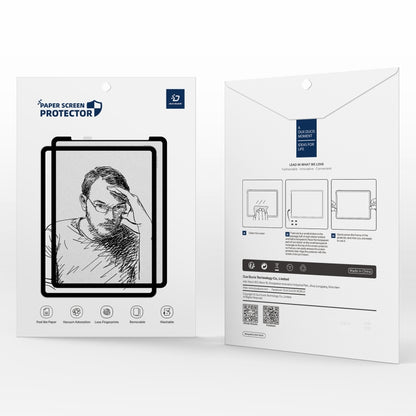 DUX DUCIS Naad Series Removable Paper-like Screen Protector, For iPad Air 13 2024 / 2025 / 2026, For iPad Air 11 2024 / 2025 / 2026, For iPad Pro 13 2025 / 2024, For iPad Pro 11 2025 / 2024, For iPad 10th Gen 10.9 2022, For iPad Pro 12.9 2022/2021/2020...