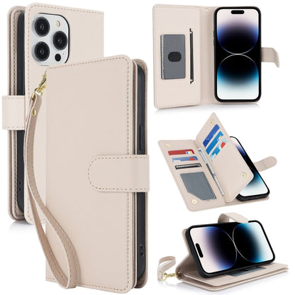 Multi-Card Wallet RFID Leather Phone Case, For iPhone 14 Pro, For iPhone 14 Pro Max, For iPhone 13 Pro Max