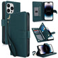 Multi-Card Wallet RFID Leather Phone Case, For iPhone 14 Pro, For iPhone 14 Pro Max, For iPhone 13 Pro Max