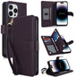 Multi-Card Wallet RFID Leather Phone Case, For iPhone 14 Pro, For iPhone 14 Pro Max, For iPhone 13 Pro Max