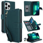 Multi-Card Wallet RFID Leather Phone Case, For iPhone 14 Pro, For iPhone 14 Pro Max, For iPhone 13 Pro Max
