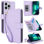 Multi-Card Wallet RFID Leather Phone Case, For iPhone 14 Pro, For iPhone 14 Pro Max, For iPhone 13 Pro Max