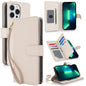 Multi-Card Wallet RFID Leather Phone Case, For iPhone 14 Pro, For iPhone 14 Pro Max, For iPhone 13 Pro Max