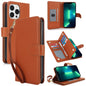 Multi-Card Wallet RFID Leather Phone Case, For iPhone 14 Pro, For iPhone 14 Pro Max, For iPhone 13 Pro Max