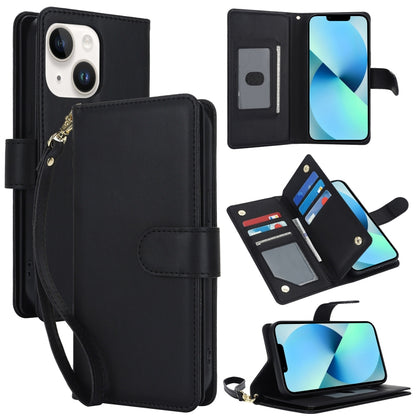 Multi-Card Wallet RFID Leather Phone Case, For iPhone 13 Pro, For iPhone 13, For iPhone 12 Pro Max