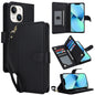 Multi-Card Wallet RFID Leather Phone Case, For iPhone 13 Pro, For iPhone 13, For iPhone 12 Pro Max