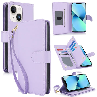 Multi-Card Wallet RFID Leather Phone Case, For iPhone 13 Pro, For iPhone 13, For iPhone 12 Pro Max