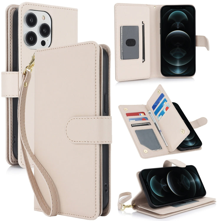 Multi-Card Wallet RFID Leather Phone Case, For iPhone 13 Pro, For iPhone 13, For iPhone 12 Pro Max