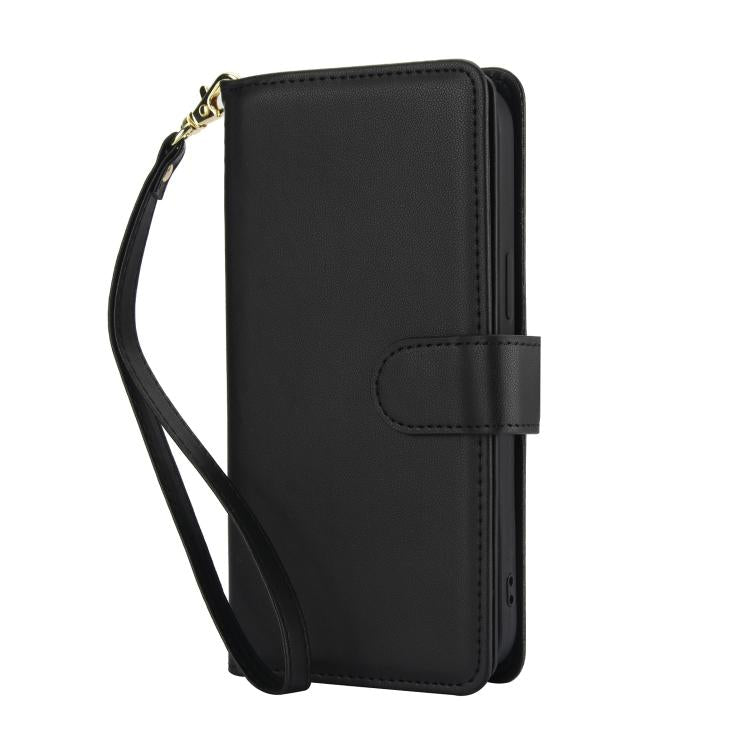 Multi-Card Wallet RFID Leather Phone Case, For iPhone 17e / 16e, For iPhone 17 Pro Max, For iPhone 17 Pro