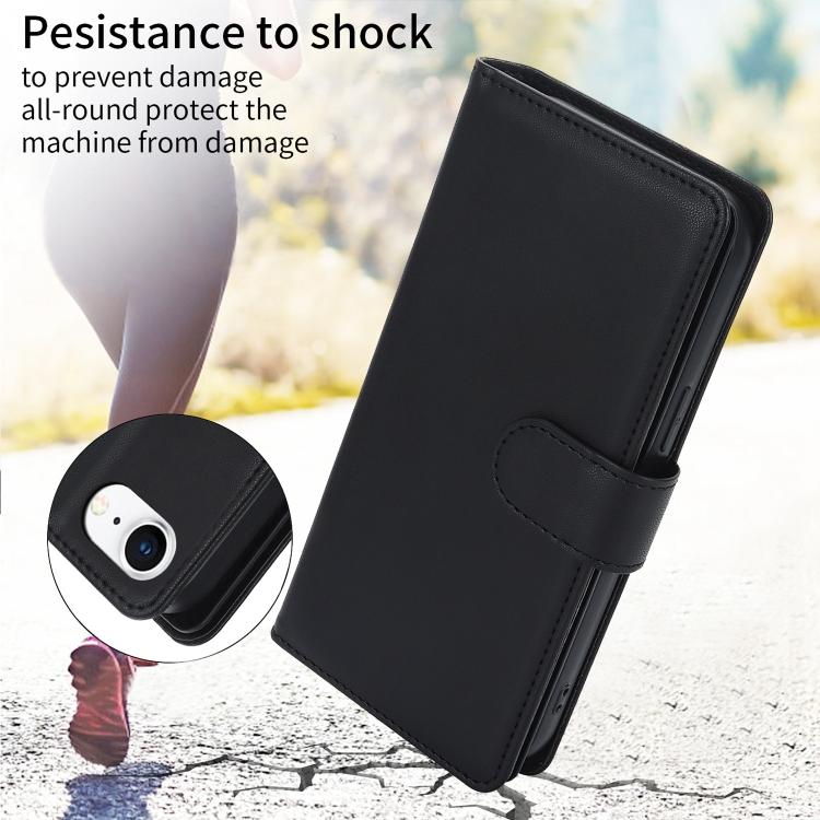 Multi-Card Wallet RFID Leather Phone Case, For iPhone 17e / 16e, For iPhone 17 Pro Max, For iPhone 17 Pro