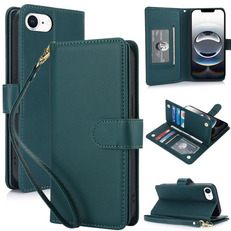 Multi-Card Wallet RFID Leather Phone Case, For iPhone 18 Pro / 17 Pro, For iPhone 18 Pro Max / 17 Pro Max, For iPhone 17e / 16e