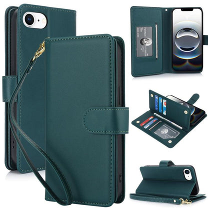 Multi-Card Wallet RFID Leather Phone Case, For iPhone 18 Pro / 17 Pro, For iPhone 18 Pro Max / 17 Pro Max, For iPhone 17e / 16e