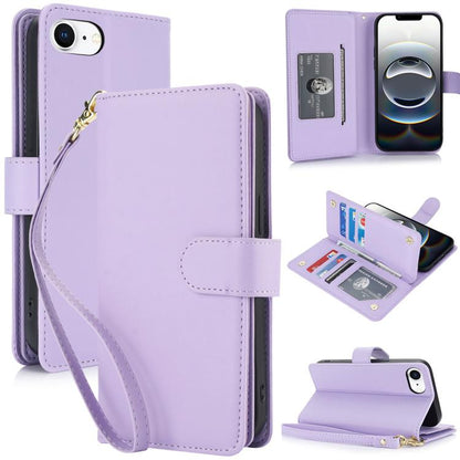 Multi-Card Wallet RFID Leather Phone Case, For iPhone 18 Pro / 17 Pro, For iPhone 18 Pro Max / 17 Pro Max, For iPhone 17e / 16e