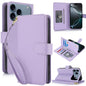 Multi-Card Wallet RFID Leather Phone Case, For iPhone 17e / 16e, For iPhone 17 Pro Max, For iPhone 17 Pro