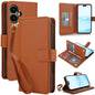 Multi-Card Wallet RFID Leather Phone Case, For iPhone 17, For iPhone Air, For iPhone 16 Pro Max