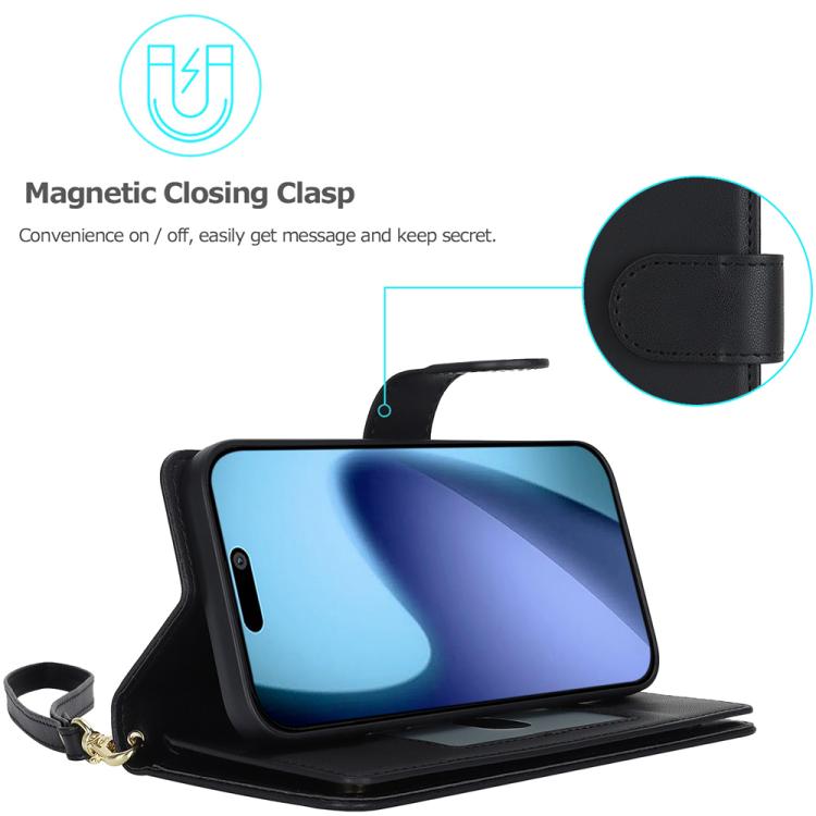 Multi-Card Wallet RFID Leather Phone Case