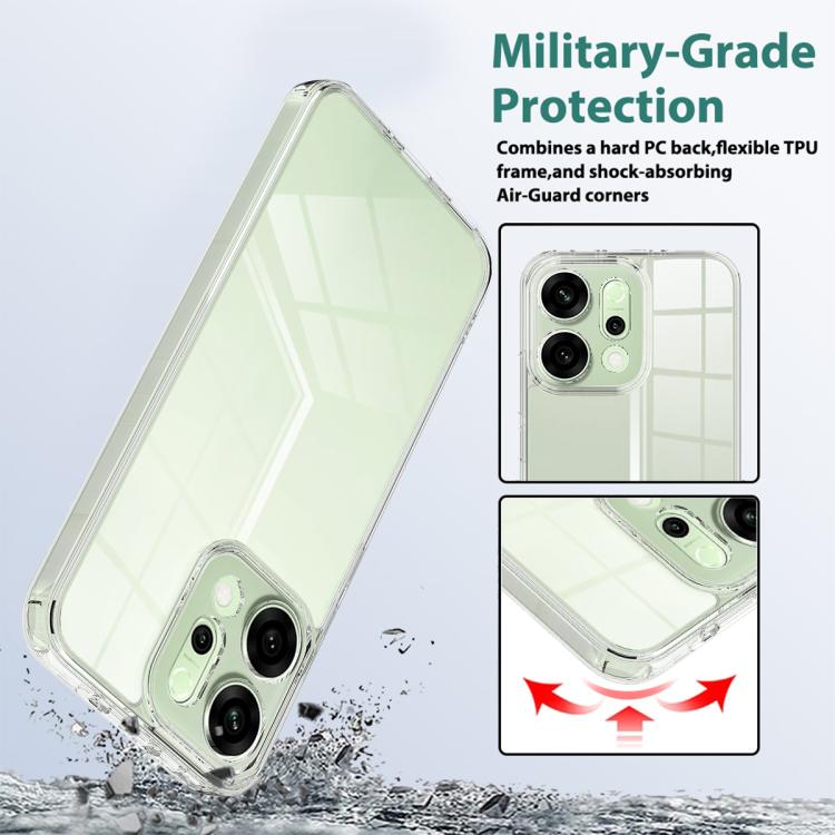 Scratchproof Acrylic TPU Phone Case, For OPPO Reno14 Pro 5G Global, For OPPO Reno14 5G Global, For OPPO Reno13 F 4G / 5G, For OPPO Reno12 F 5G / F27, For OPPO Reno12 Pro 5G Global, For OPPO Reno12 5G Global, For OPPO A60 4G, For OPPO Reno11 5G Global  ...