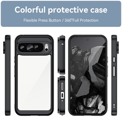 Colorful Series Acrylic Hybrid TPU Phone Case, For Google Pixel 9 Pro XL, For Google Pixel 9 Pro, For Google Pixel 9