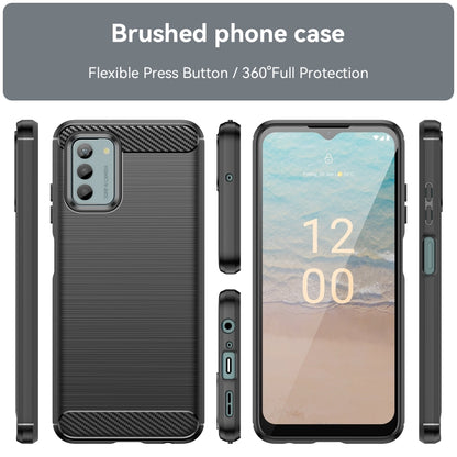 Carbon Fiber Brushed Texture TPU Phone Case