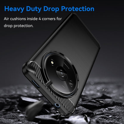 Brushed Texture Carbon Fiber TPU Phone Case